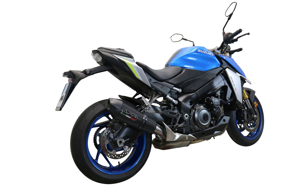 GPR Exhaust System Suzuki GSXS 1000F 2015-2016, Gpe Ann. titanium, Full System Exhaust, Including Removable DB Killer