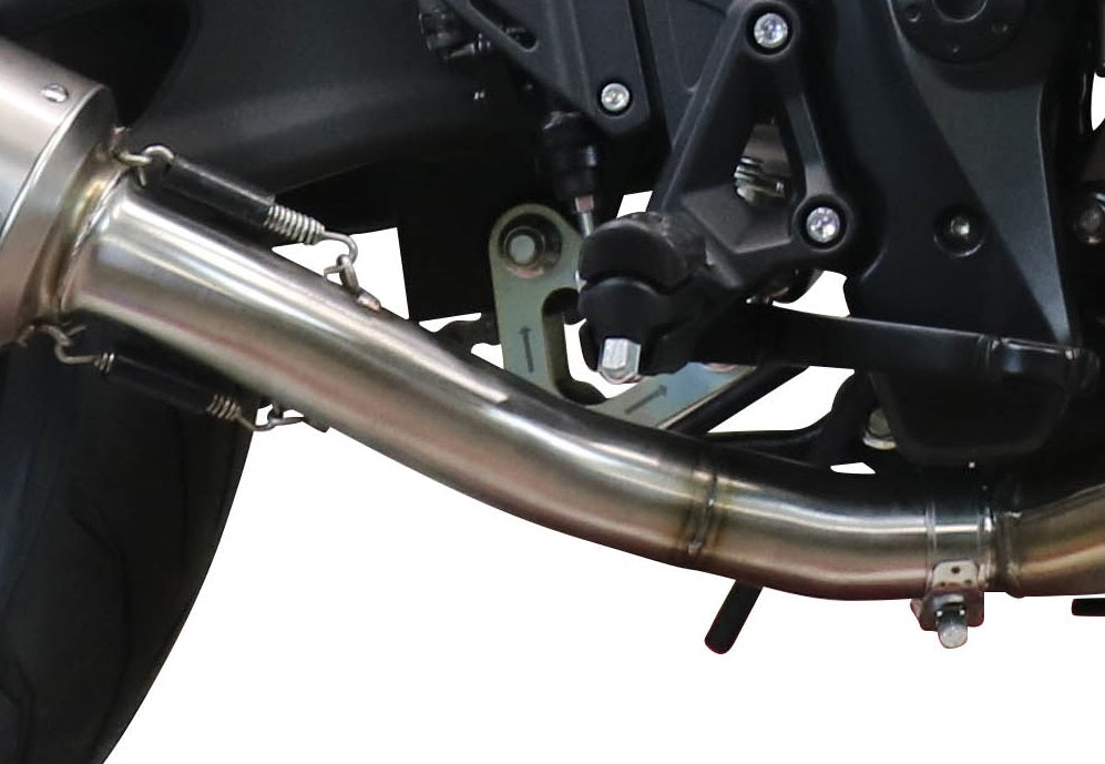 GPR Exhaust System Voge Valico 500 2021-2022, Furore Evo4 Nero, Slip-on Exhaust Including Removable DB Killer and Link Pipe