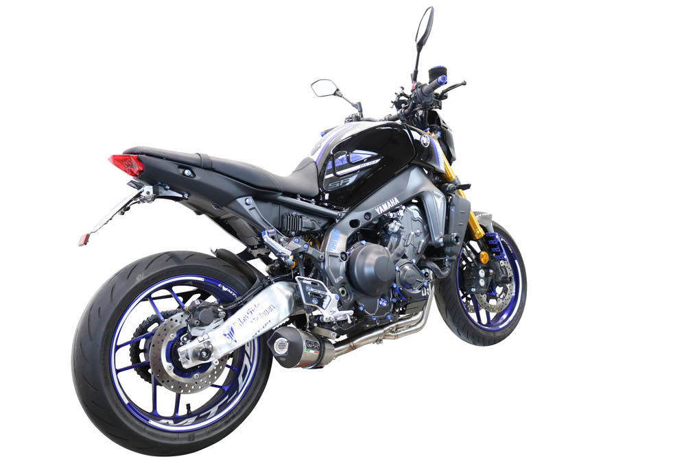 GPR Exhaust System Yamaha MT09 FJ09 2021-2023, Gpe Ann. titanium, Full System Exhaust, Including Removable DB Killer