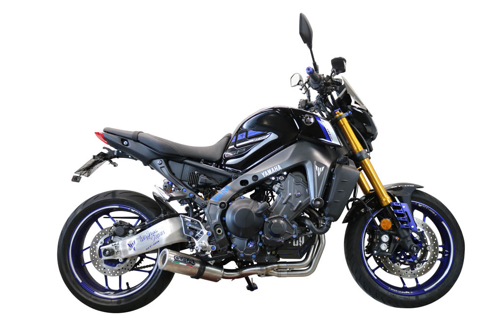 GPR Exhaust System Yamaha MT09 FJ09 2021-2023, M3 Inox , Full System Exhaust, Including Removable DB Killer