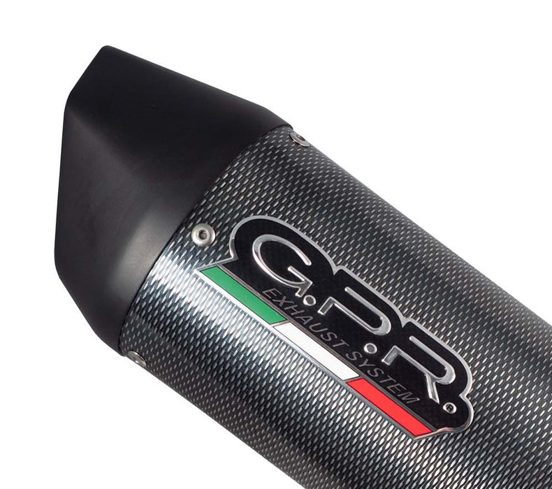 GPR Exhaust for Aprilia Tuono 1000 Rsvr 2002-2005, Furore Poppy, Slip-on Exhaust Including Removable DB Killer and Link Pipe