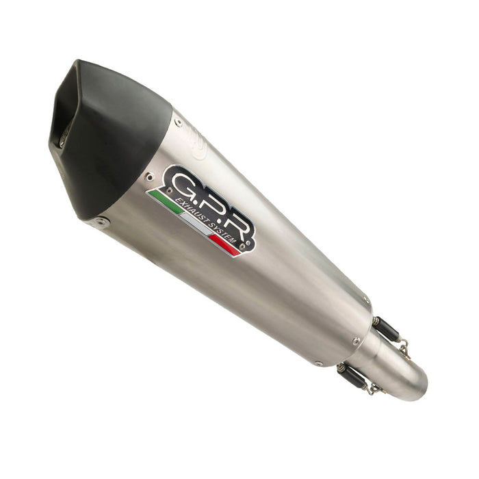 GPR Exhaust Zontes 350 X1 2022-2023, GP Evo4 Titanium, Slip-on Exhaust Including Removable DB Killer and Link Pipe