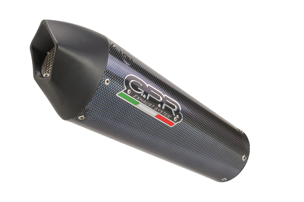 GPR Exhaust for Bmw S1000XR 2017-2019, GP Evo4 Poppy, Slip-on Exhaust Including Removable DB Killer and Link Pipe