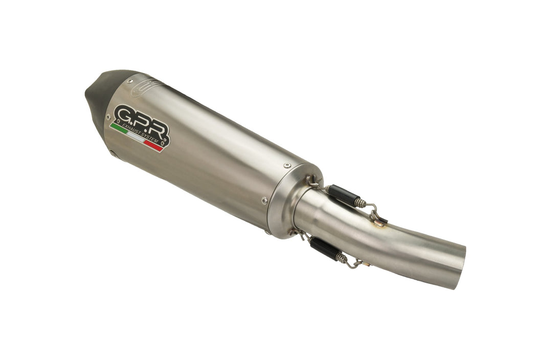 GPR Exhaust for Bmw R1200GS - Adventure 2017-2018, GP Evo4 Titanium, Slip-on Exhaust Including Removable DB Killer and Link Pipe