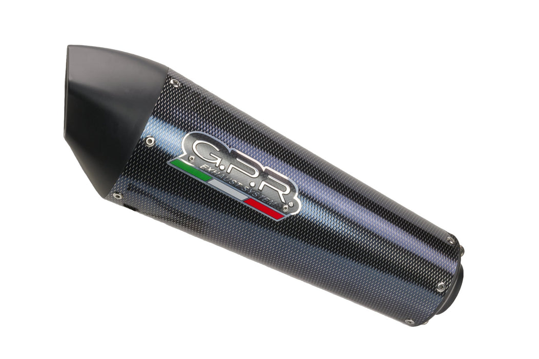 GPR Exhaust System Mv Agusta Brutale 800 Dragster 2013-2016, Gpe Ann. Poppy, Slip-on Exhaust Including Removable DB Killer and Link Pipe