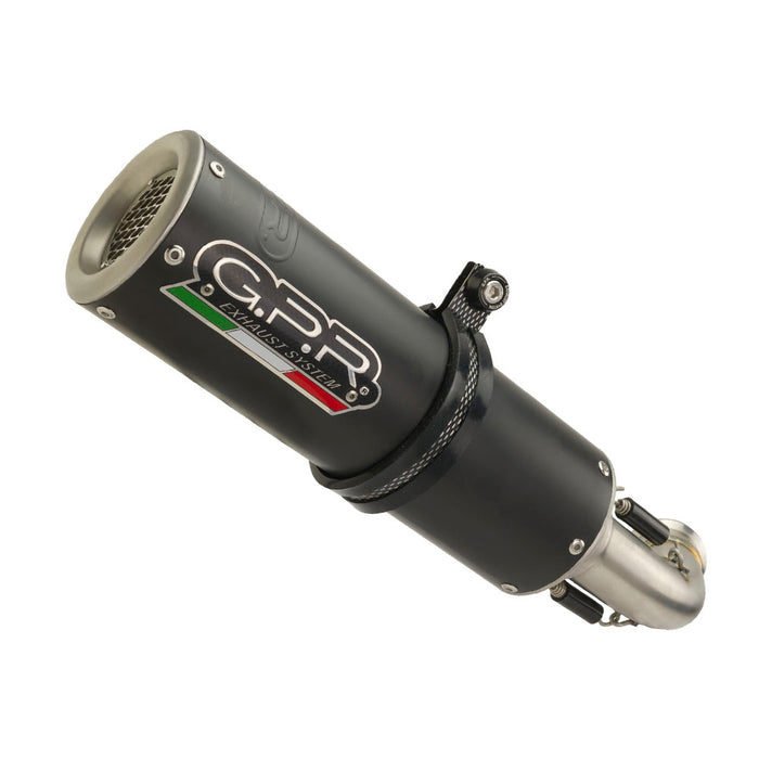 GPR Exhaust System Honda CBR1000RR 2008-2011, M3 Black Titanium, Slip-on Exhaust Including Link Pipe