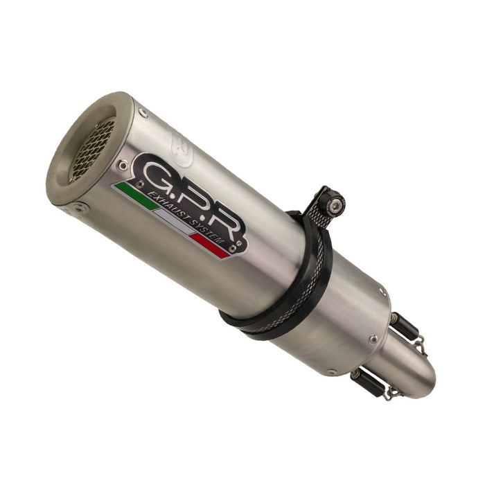 GPR Exhaust System Mv Agusta Brutale 675 2012-2015, M3 Inox , Slip-on Exhaust Including Removable DB Killer and Link Pipe