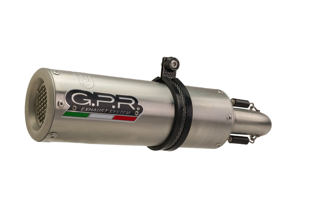 GPR Exhaust for Bmw R1200RT LC 2017-2019, M3 Inox , Slip-on Exhaust Including Removable DB Killer and Link Pipe