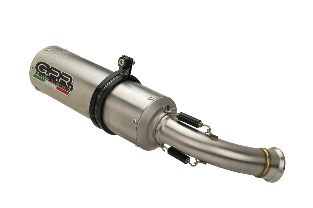 GPR Exhaust System Honda VFR800F 2017-2020, M3 Inox , Slip-on Exhaust Including Removable DB Killer and Link Pipe
