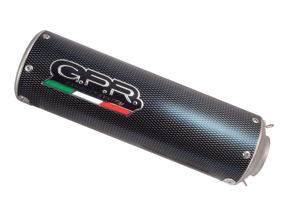 GPR Exhaust for Aprilia Tuono 1100 V4 Rr 2017-2020, M3 Poppy , Slip-on Exhaust Including Link Pipe and Removable DB Killer