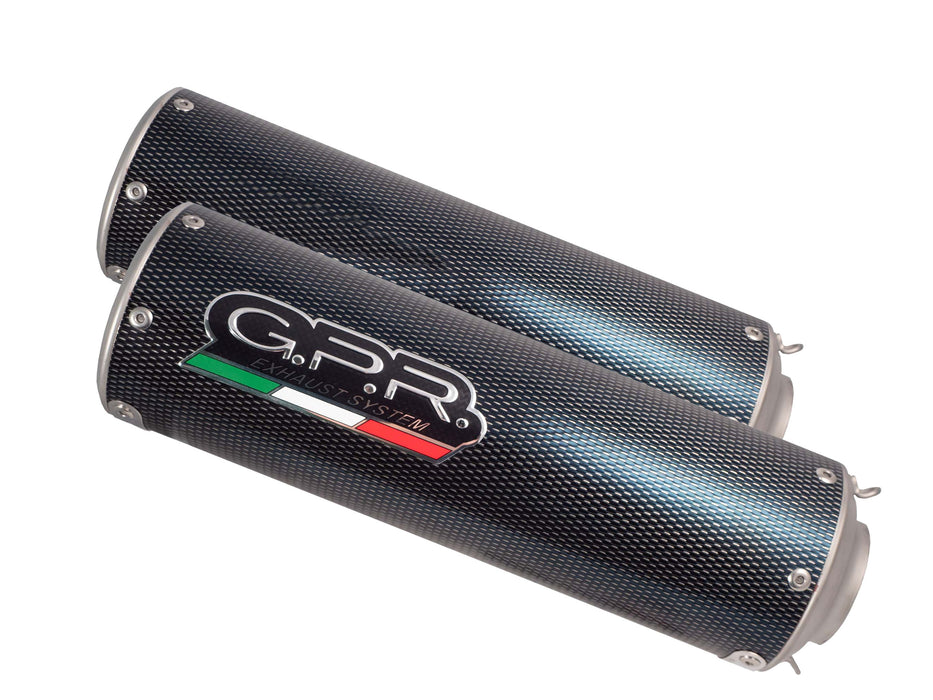 GPR Exhaust System Kawasaki Z1000 SX 2011-2016, M3 Poppy , Dual slip-on Including Removable DB Killers and Link Pipes