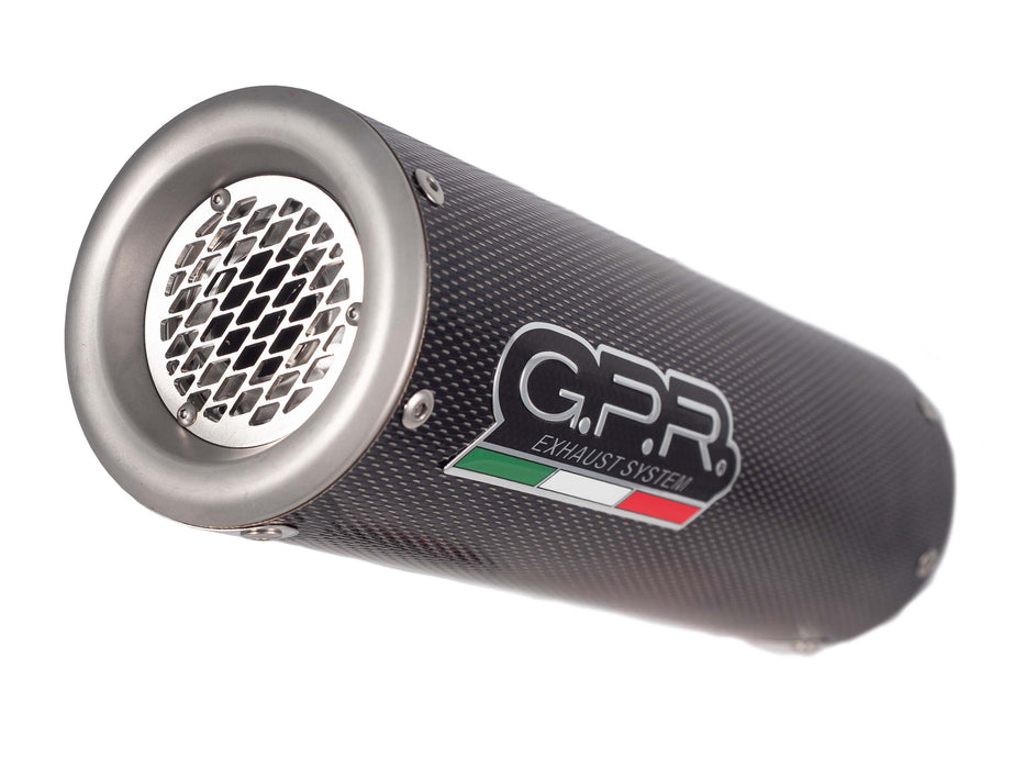 GPR Exhaust System Yamaha MT09 FZ09 2014-2016, M3 Poppy , Slip-on Exhaust Including Removable DB Killer and Link Pipe