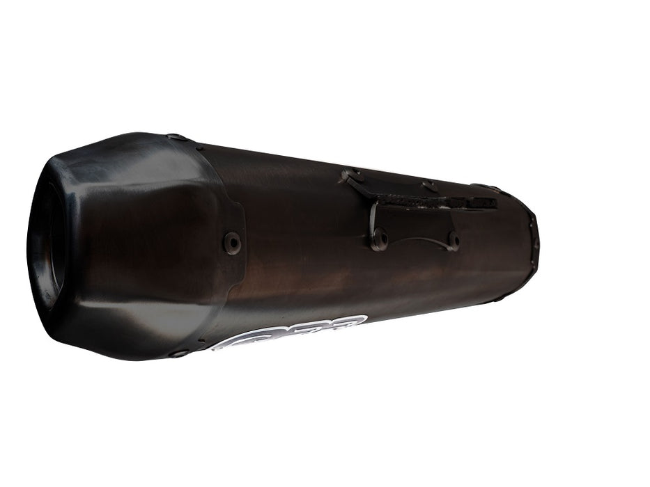 GPR Exhaust System Zontes M 125 2022-2023, Pentaroad Black, Full System Exhaust, Including Removable DB Killer