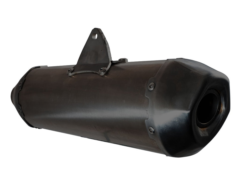 GPR Exhaust System Zontes M 125 2022-2023, Pentaroad Black, Full System Exhaust, Including Removable DB Killer