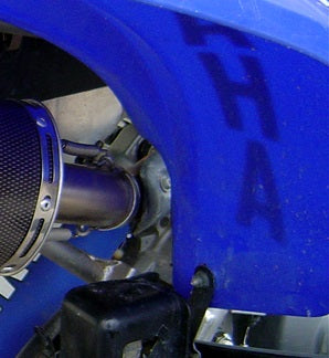 GPR Exhaust System Yamaha Raptor 660 2000-2005, Deeptone Atv, Slip-on Exhaust Including Removable DB Killer and Link Pipe