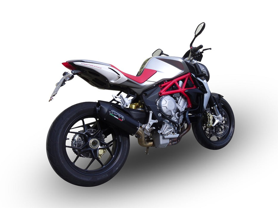 GPR Exhaust System Mv Agusta F3 800 2013-2016, Gpe Ann. titanium, Slip-on Exhaust Including Removable DB Killer and Link Pipe