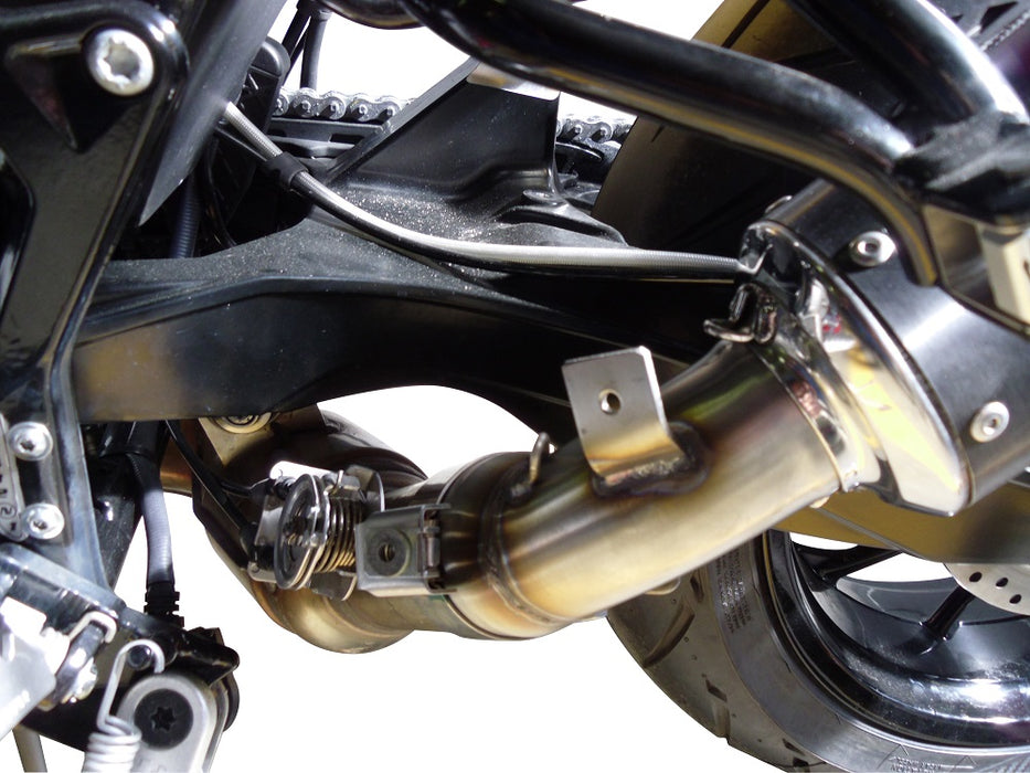 GPR Exhaust System Husqvarna Nuda 900 900R 2012-2013, Furore Nero, Slip-on Exhaust Including Removable DB Killer and Link Pipe