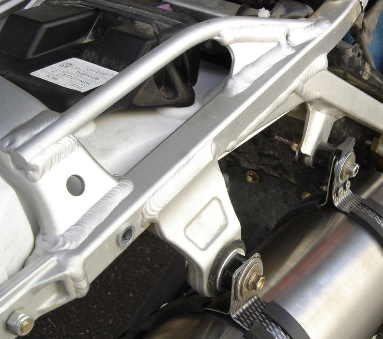 GPR Exhaust System Husqvarna Sm - Te 450 2007, Furore Nero, Slip-on Exhaust Including Removable DB Killer and Link Pipe