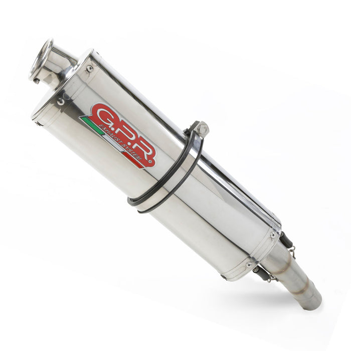 GPR Exhaust System Honda CBF600 CBF600N 2004-2006, Trioval, Slip-on Exhaust Including Removable DB Killer and Link Pipe