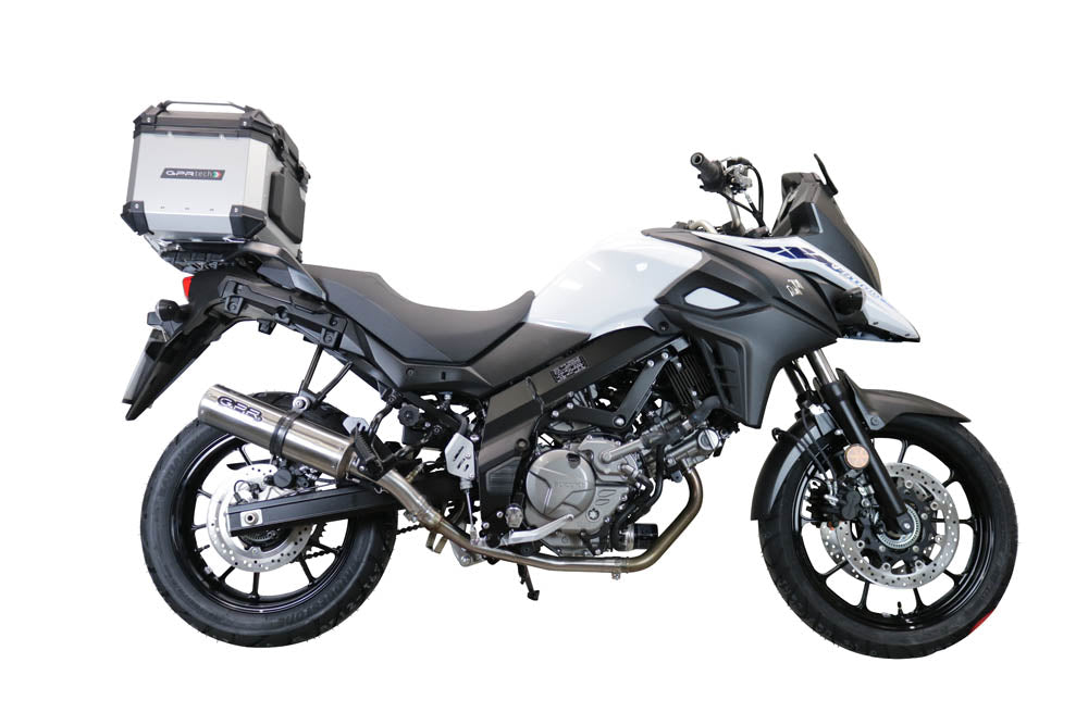 Suzuki V-Strom 1050 Xt 2020-2021 GPR TECH 35 L Aluminum Top Case in Silver with Specific Plate Included