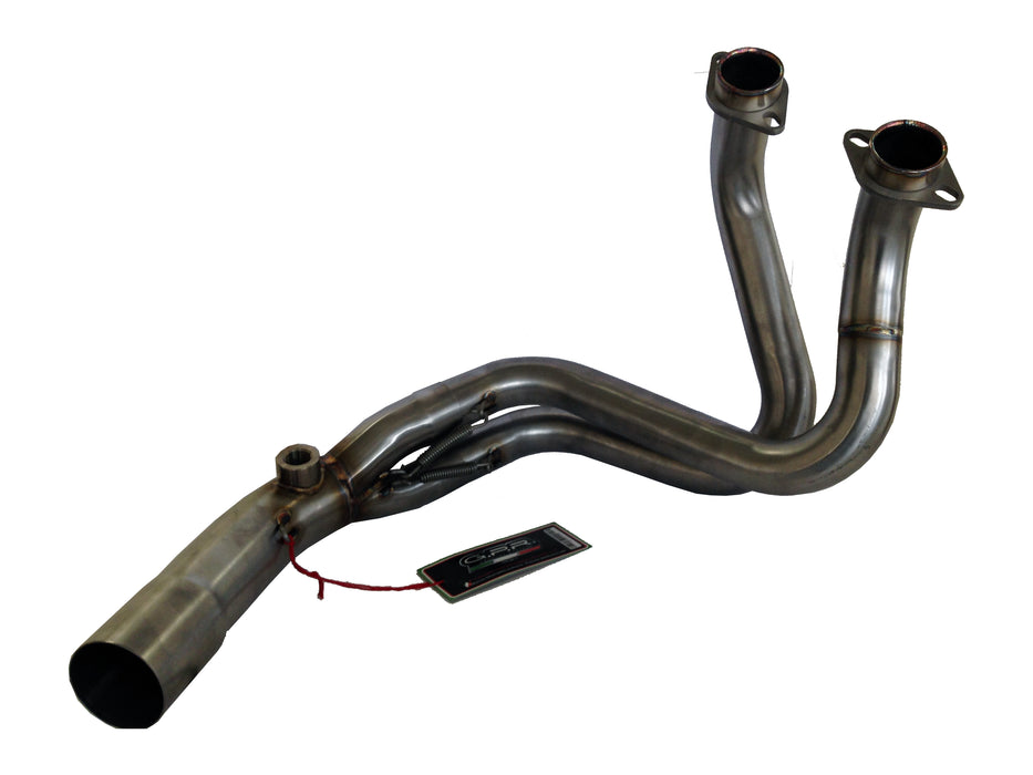 GPR Exhaust System Kawasaki ER6N ER6F 2012-2016, Satinox , Full System Exhaust, Including Removable DB Killer