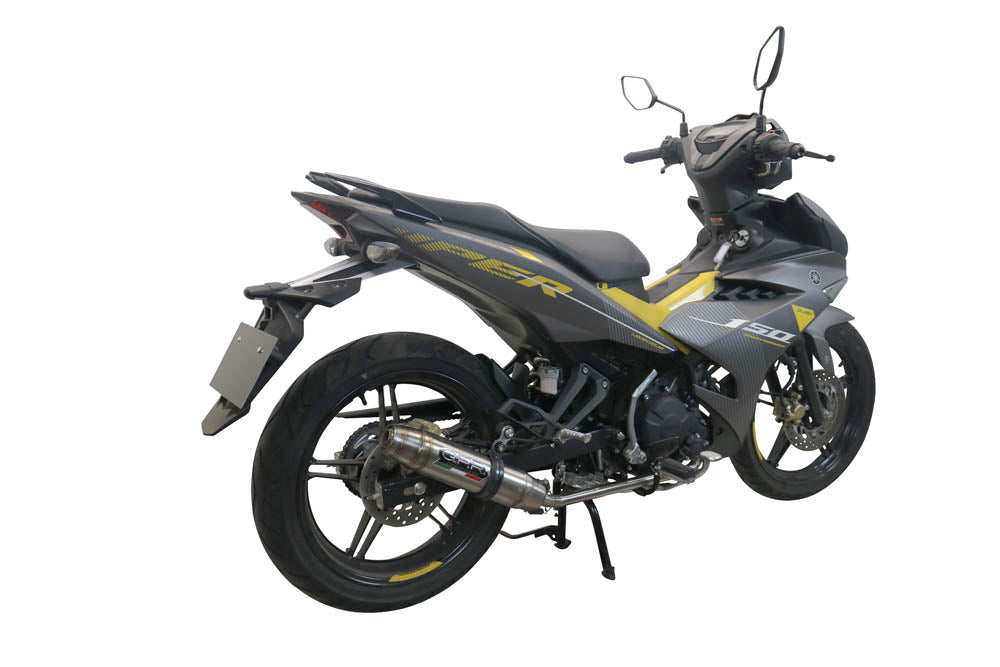 GPR Exhaust System Yamaha Sniper 150 2021-2022, Deeptone Inox, Full System Exhaust, Including Removable DB Killer