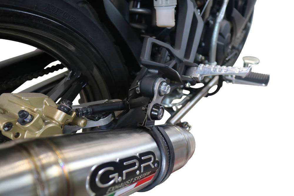 GPR Exhaust System Yamaha Sniper 150 2021-2022, Deeptone Inox, Full System Exhaust, Including Removable DB Killer