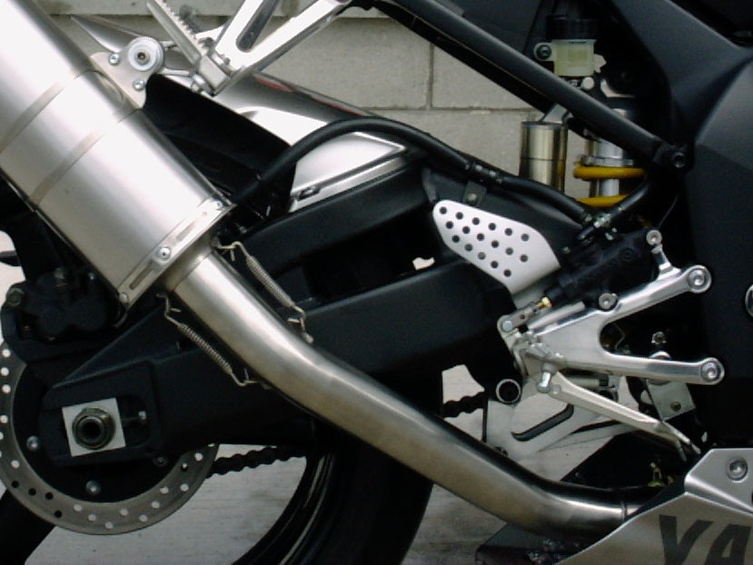 GPR Exhaust System Yamaha YZF 1000 R1 2002-2003, Furore Nero, Slip-on Exhaust Including Removable DB Killer and Link Pipe