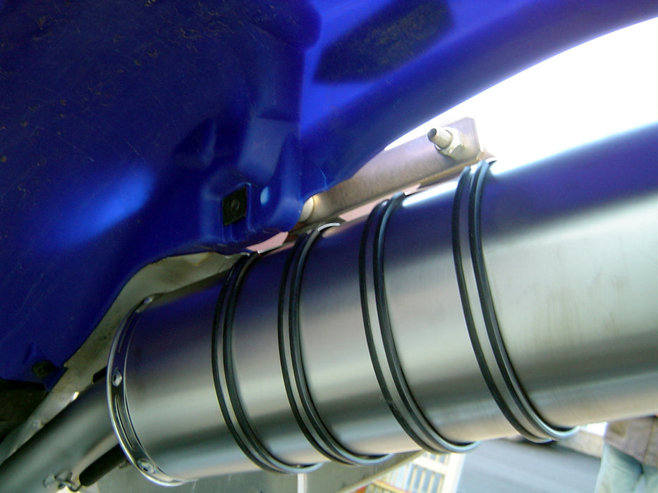 GPR Exhaust System Yamaha WR450F 2003-2006, Furore Nero, Slip-on Exhaust Including Removable DB Killer and Link Pipe