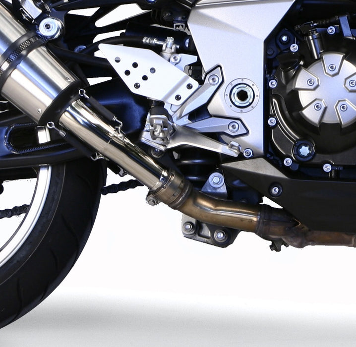 GPR Exhaust System Kawasaki Z1000 2007-2009, M3 Inox , Dual slip-on Including Removable DB Killers and Link Pipes