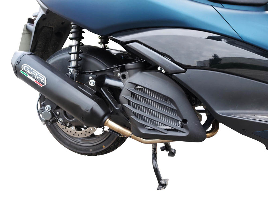 GPR Exhaust System Zontes M 125 2022-2023, Pentaroad Black, Full System Exhaust, Including Removable DB Killer