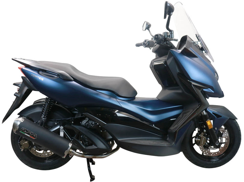 GPR Exhaust System Zontes M 310 2021-2023, Evo4 Road Inox, Full System Exhaust, Including Removable DB Killer