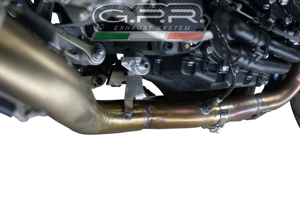 GPR Exhaust System Yamaha MT10 FJ10 2016-2020, Furore Nero, Slip-on Exhaust Including Link Pipe