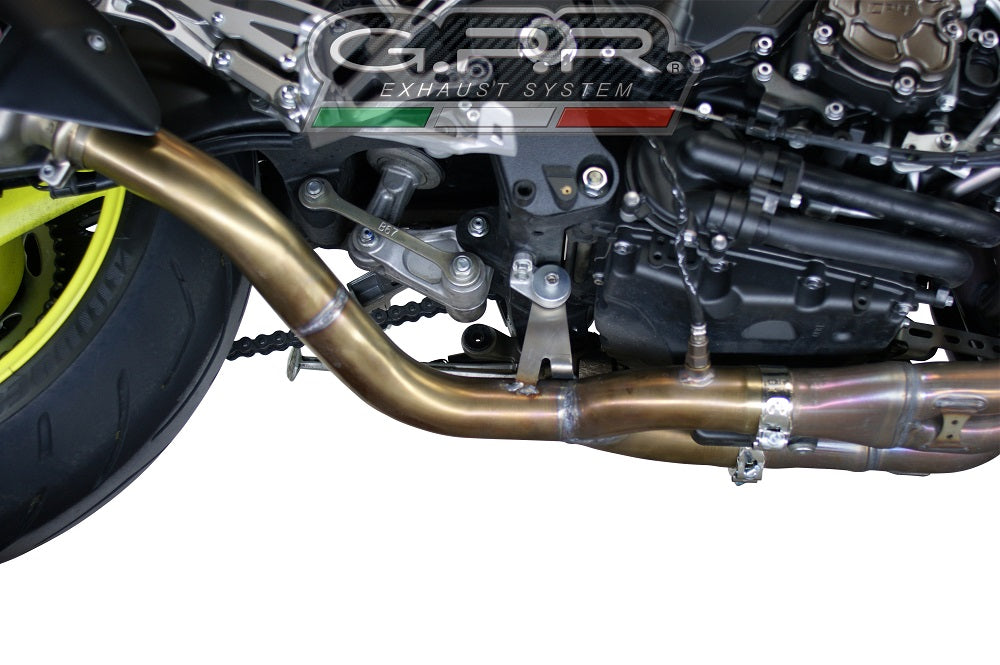 GPR Exhaust System Yamaha MT10 FJ10 2016-2020, Furore Nero, Slip-on Exhaust Including Link Pipe