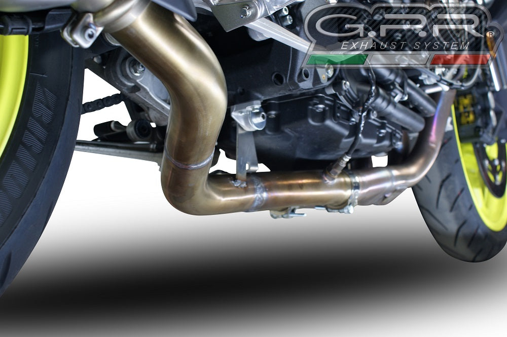 GPR Exhaust System Yamaha MT10 FJ10 2016-2020, M3 Inox , Slip-on Exhaust Including Link Pipe