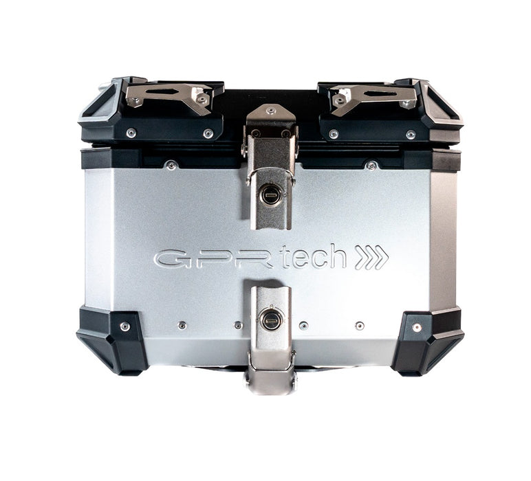 Honda Forza 125 2015-2023 GPR TECH 26 L Aluminum Top Case in Silver with Specific Plate Included