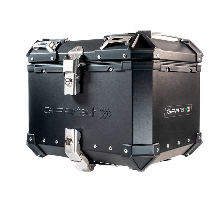 Honda Adv 350 2022-2023 GPR TECH 35 L Aluminum Top Case in Black with Specific Plate Included