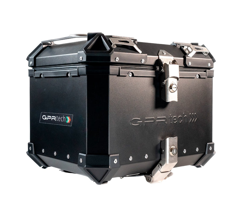 Kawasaki Versys 1000 I.E. 2019-2020 GPR TECH 35 L Aluminum Top Case in Black with Specific Plate Included