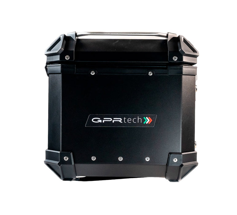 Kawasaki Versys 650 2017-2020 GPR TECH 35 L Aluminum Top Case in Black with Specific Plate Included