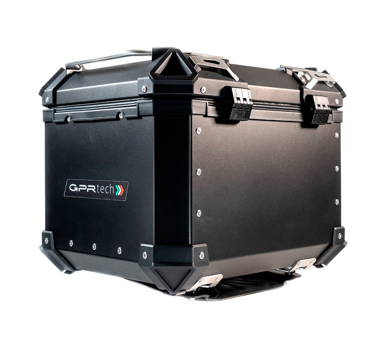 Kawasaki Versys-X 300 2022-2023 GPR TECH 35 L Aluminum Top Case in Black with Specific Plate Included