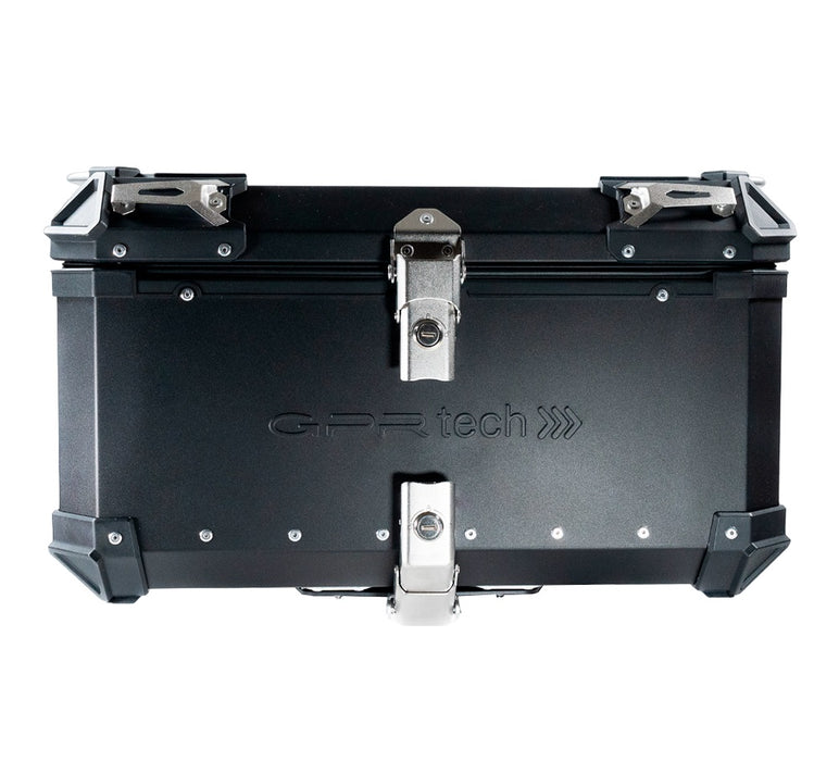 Honda Transalp 750 2023-2024 GPR TECH 55 L Aluminum Top Case in Black with Specific Plate Included