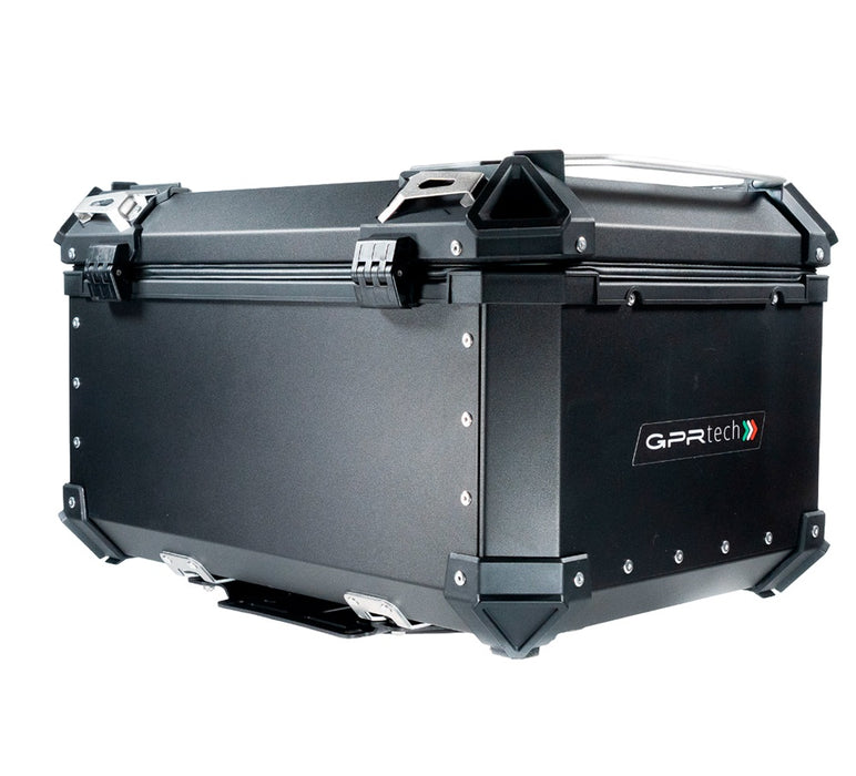 Benelli Trk 502 X 2020-2023 GPR TECH 55 L Aluminum Top Case in Black with Specific Plate Included