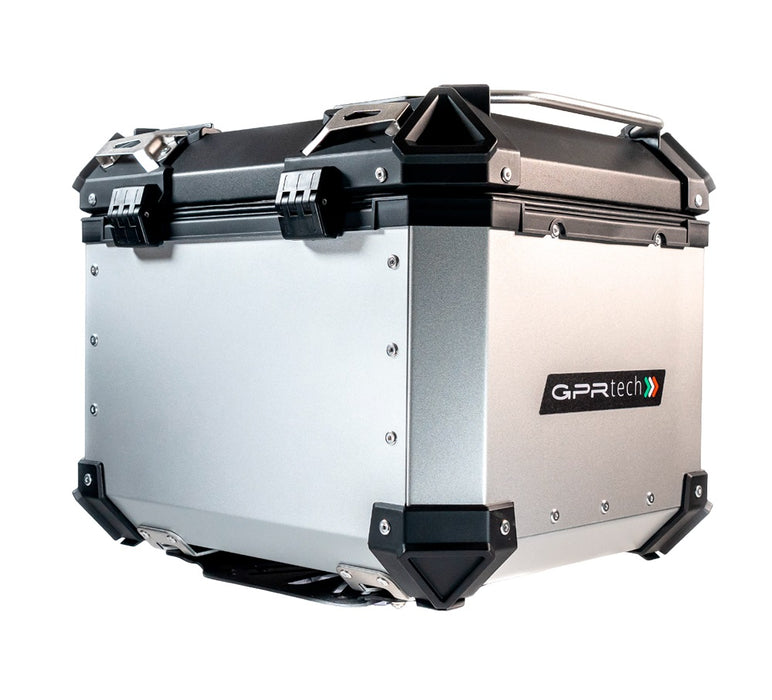 Benelli Trk 502 X 2020-2023 GPR TECH 35 L Aluminum Top Case in Silver with Specific Plate Included