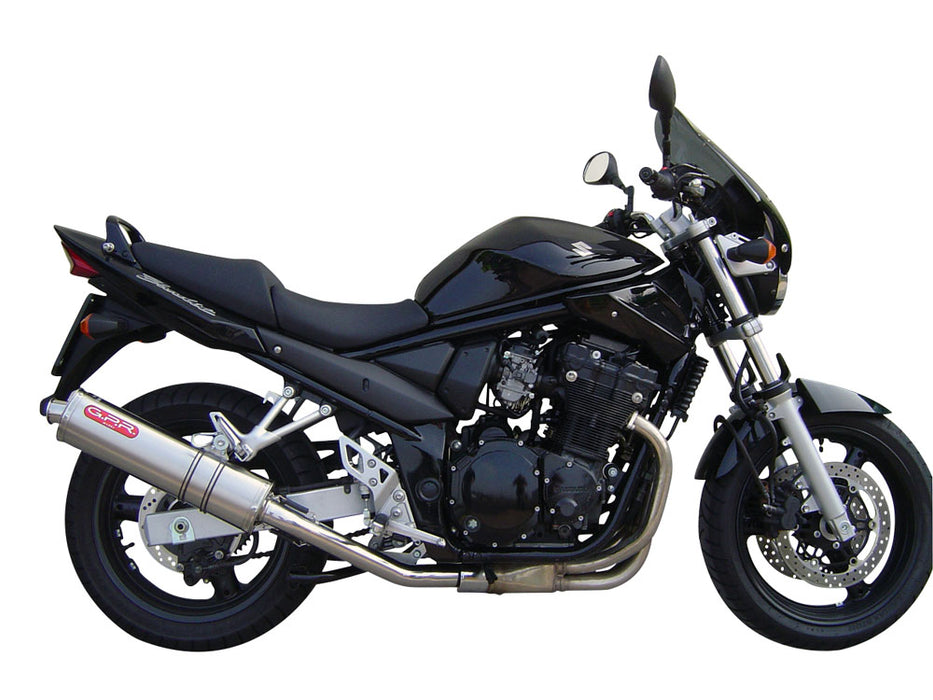 GPR Exhaust System Suzuki Gsf 1200 Bandit - S 1997-2004, Trioval, Slip-on Exhaust Including Removable DB Killer and Link Pipe