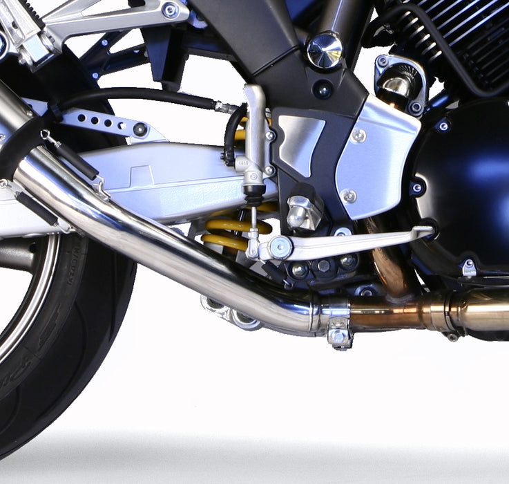 GPR Exhaust System Yamaha Bt Bulldog 1100 2002-2007, Ghisa , Dual slip-on Including Removable DB Killers and Link Pipes