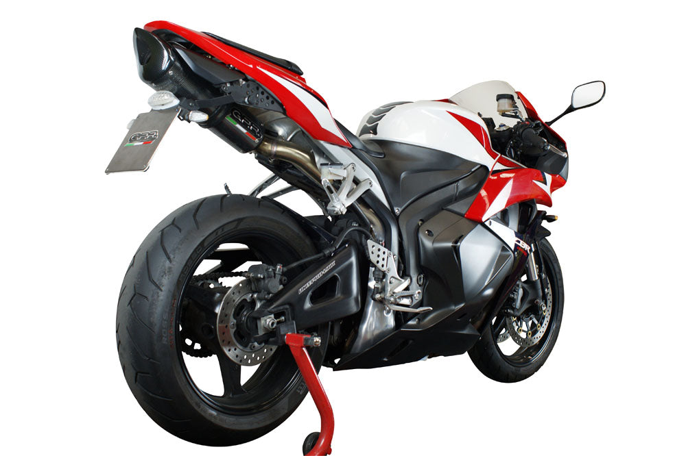 GPR Exhaust System Honda CBR600RR 2003-2004, Tiburon Poppy, Slip-on Exhaust Including Removable DB Killer and Link Pipe