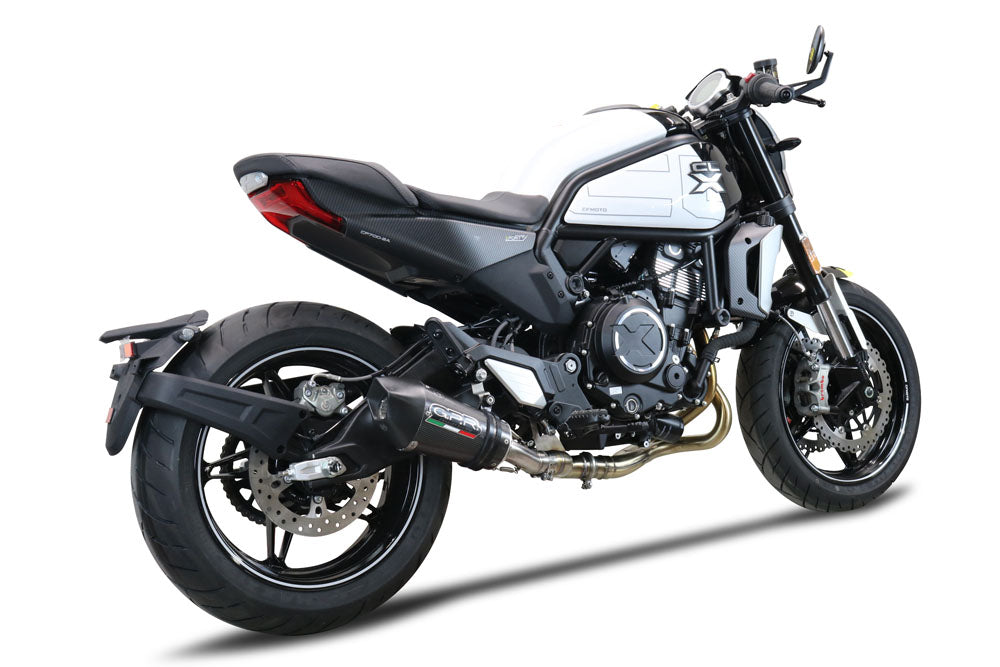 GPR Exhaust System Cf Moto 700 CL-X Adv 2022-2024, Gpe Ann. Poppy, Mid-Full System Exhaust Including Removable DB Killer