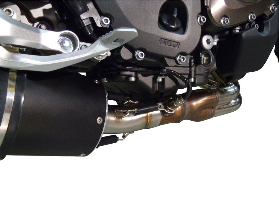 GPR Exhaust System Yamaha MT09 FZ09 2014-2016, Gpe Ann. Poppy, Slip-on Exhaust Including Removable DB Killer and Link Pipe