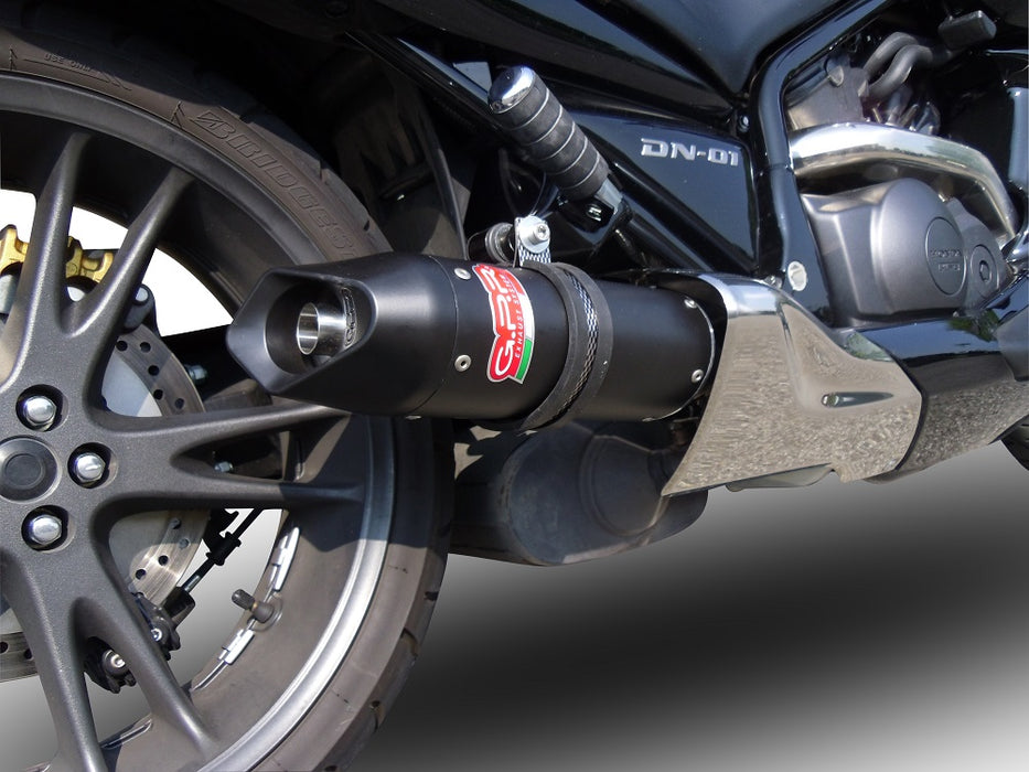 GPR Exhaust System Honda Dn-01 2008-2010, Furore Nero, Slip-on Exhaust Including Removable DB Killer and Link Pipe