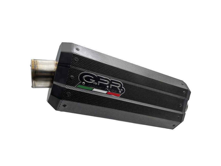 GPR Exhaust for Bmw K1600GTL 2021-2023, DUNE Poppy, Dual slip-on Including Removable DB Killers and Link Pipes